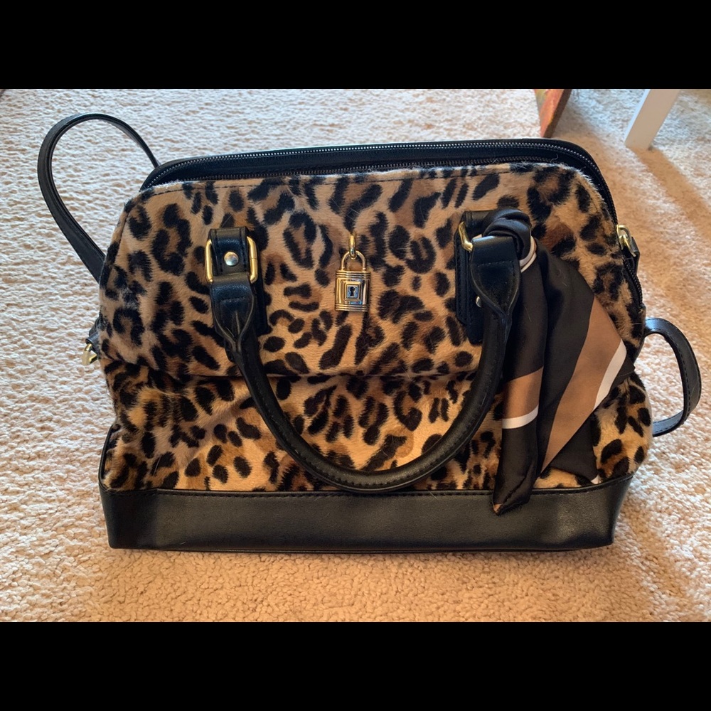 Leopard print crossbody